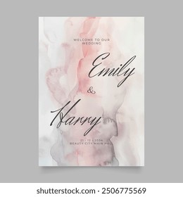 Wedding poster for welcome sign. Template welcome poster. Vector printable wedding props. Flyer design for welcome sign.