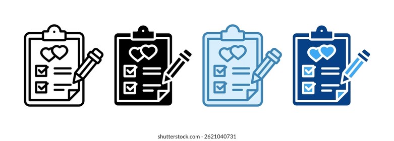 Wedding Preparation Icon Set Multiple Style Collection