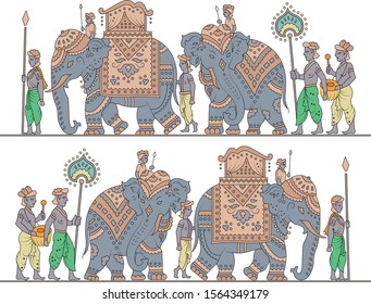 79 Mughal Elephant Stock Vectors, Images & Vector Art | Shutterstock