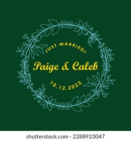 Wedding Program Custom Print Design