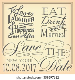 Wedding quote designs