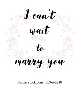 Wedding quotes. Set for design wedding invitations. Set of Love hand drawn quotes in vector.