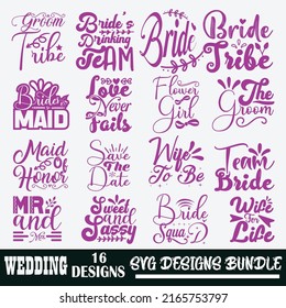 Wedding Quotes SVG Designs Bundle. Wedding  quotes SVG cut files bundle, Wedding quotes t shirt designs bundle, Quotes about funny, cut files,  eps files SVG bundle