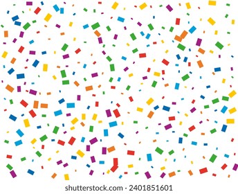 Wedding rainbow glitter confetti background. Colored festive texture