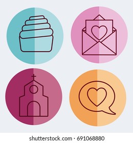 wedding related icons