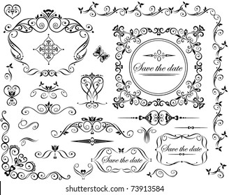 Wedding retro design