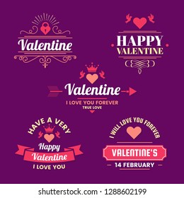 Wedding Retro Vintage Vector Label for banner