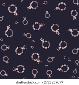 Anillo de Boda artful útil de moda de diseño elegante Ilustración vectorial magnífico colorido background.eps