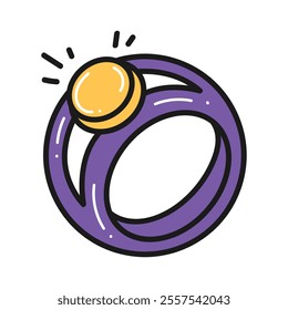 Wedding Ring Doodle Illustration - 04