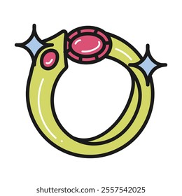 Wedding Ring Doodle Illustration - 07