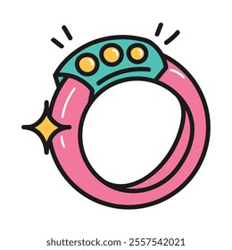 Wedding Ring Doodle Illustration - 09