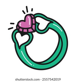 Wedding Ring Doodle Illustration - 11