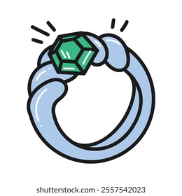 Wedding Ring Doodle Illustration - 13