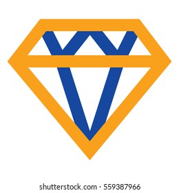 Wedding ring Flat minimal icon vector