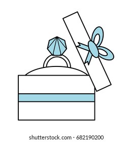 Wedding ring gift box