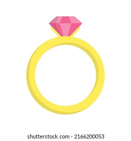 Wedding Ring icon design template vector illustration