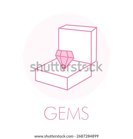 Wedding Ring Icon - Diamond Engagement - Jewelry Box - Precious Gem - Anniversary Bling