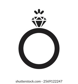 Wedding ring icon Line Art Logo set