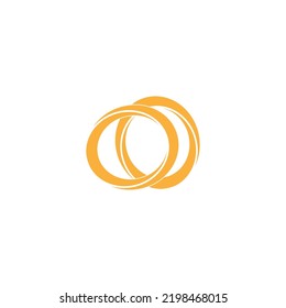 wedding ring icon logo vektor template