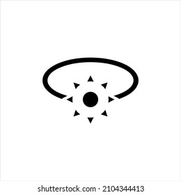 Wedding ring icon set collection
