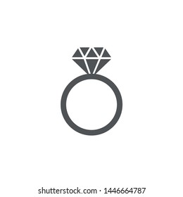 
Wedding ring icon symbol vector