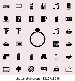 wedding ring icon. web icons universal set for web and mobile on white background