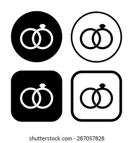 Wedding Ring Icons