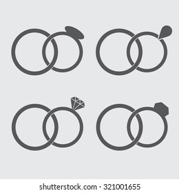 Wedding Ring Icons