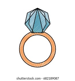 Wedding ring isolated