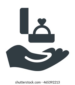 Wedding Ring Vector Icon