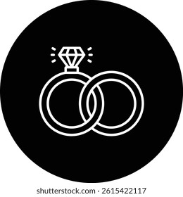 Wedding Ring vector icon. Can be used for printing, mobile and web applications.