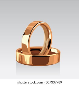 wedding ring vector illustration 