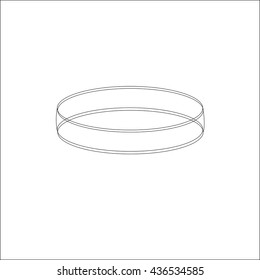 Wedding ring. Vector illustration.