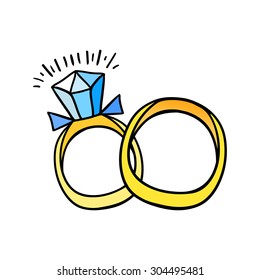 Wedding Ring Cartoon Images Stock Photos Vectors Shutterstock