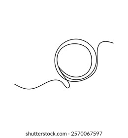 Wedding rings continuous line drawing One line art of love rings marriage union of hearts