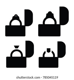 Wedding Rings Couple Icon