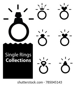 Wedding Rings Couple Icon