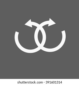 wedding rings icon