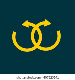 wedding rings icon