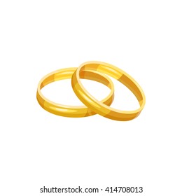 Wedding rings icon