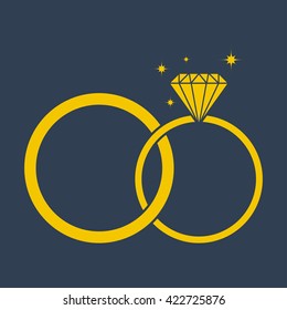 Wedding Rings Icon