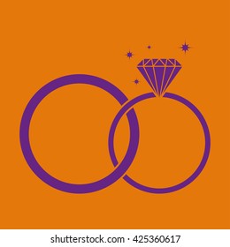 Wedding Rings Icon
