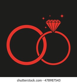 Wedding Rings Icon