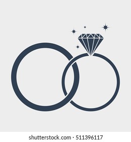 Wedding Rings Icon
