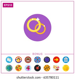 Wedding Rings Icon