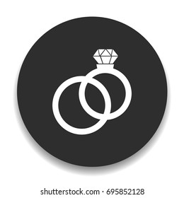 wedding rings icon
