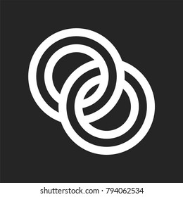 Wedding rings icon