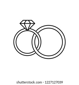 Download Interlocking Wedding Rings Stock Vectors Images Vector Art Shutterstock