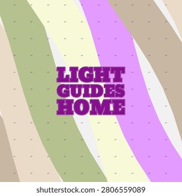 Wedding rustic linen typography treatment for LIGHT GUIDES HOME with glyph inspired texture (letter l) pattern and