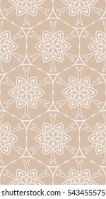 wedding seamless pattern for invitation with geometric floral ornament. vector illustration. pastel color.